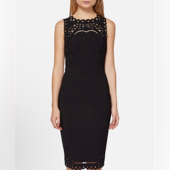 Ted Baker Dresses & Skirts - Ted Baker Black Lace Detail Dress